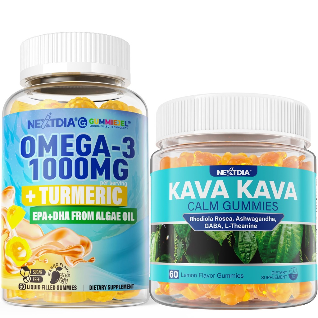 Ωμέγα3 + Κουρκουμάς, Κάβα Calm Gummies