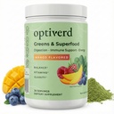 Greens Superfood Powder with Probiotics & Enzymes – Detox, Gut Health, Energy & Immune Support – Organic, Vegan, Gluten-Free – 30 Servings – Mango Flavor