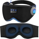 ZUMUSEN Bluetooth Sleep Headphones, 3D Wireless Music Eye Mask with Ultra-Thin Stereo Speakers, Adjustable Sleep Mask for Side Sleepers, Perfect for Travel, Meditation, Relaxation