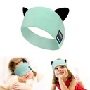 Joythink Kids Bluetooth Headband Headphones Sleep Mask Wireless Earphones Built in Thin Speaker Adjustable Sports Headset Sleep Headband for Girls Boys Toddler Children Baby Airplane Travel Study Aqua