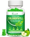 Chlorophyl Gummies - Super Green 13 in 1 with Ashwagandha Vitamin C Zinc & Copper for Body Odor, Skin Energy Immune Support Deodorant for Women - 60 Count