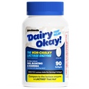 Fast Acting Dairy Relief Lactase Enzymes, 90 Softgels, Help Prevent Gas, Bloating, Diarrhea, Intolerance, or Sensitivity