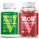 Ολόκληρα τρόφιμα Multivitamin + Iron Gummies 