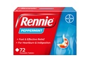 Rennie Peppermint 72 Tablets