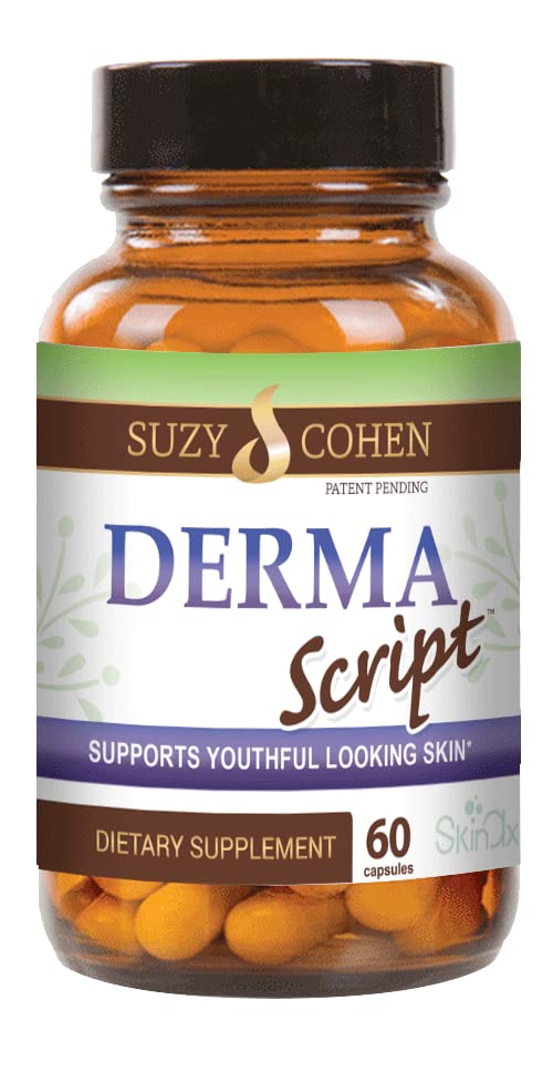 Script Essentials DermaScript Clear Skin Probiotic- Skin Care Routine Supplement - Βιοτίνη Προσώπου Supplement - Καταπολέμηση της ακμής, ξηρότητα, Ερεθισμός και εξανθήματα (60 κάψουλες)
