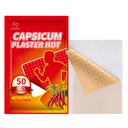XL Capsaicin Patches - 4.72"x7.08" Maximum Strength Hot Capsicum Patch - 50 Pcs Hot Patches