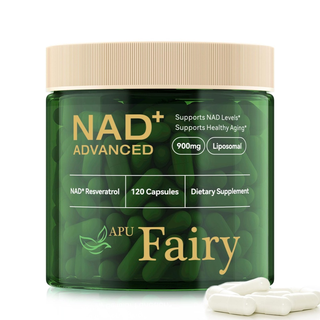 NAD Supplement,Extra Strength NAD Alternative Liposomal,Boost NAD & Resveratrol + for Women & Men,Energy Anti-Aging,Cell Regeneration,120 Capsulesbottl-120