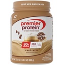 Premier Protein Powder, Café Latte, 30g πρωτεΐνη, 1g ζάχαρη, 100% πρωτεΐνη Whey, Keto φιλικό, χωρίς γλουτένη, χωρίς σόγια, 95mg καφεΐνη για την ενέργεια, 23.9 oz (17 σερβίτσια)