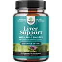 Liver Cleanse Detox & Repair 180 Κάψουλες - Βότανο Γάλα Υποστήριξης Thistle συμπλήρωμα - Silymarin Γάλα Thittle Συμπληρώματα με Dandelion Root, Choline, Beetroot & Artichoke Extract