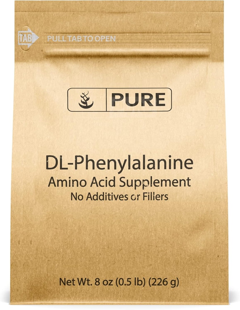 Pure Original Ingredients DL-Phenylalanine Powder (8 oz) Always Pure, No Fillers or Additives