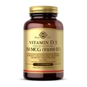 Solgar Vitamin D3 (Cholecalciferol) 250 MCG (10.000 IU), 120 Softgels - Βοηθά στη διατήρηση υγιή οστά & δόντια - Υποστήριξη ανοσοποιητικού συστήματος - Μη ΓΤΟ, Χωρίς γλουτένη, Χωρίς γαλακτοκομικά - 120 Σερβιέτες
