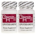 Cardiovascular Research Lipothiamine Vitamin B1 with Alpha-Lipoic Acid Tamper Resistant Tearstrip Shipping Box 240 Count