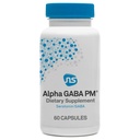 Neuroscience Alpha GABA PM Supplements & Sleep Aid Capsules, 60 Ct | Supports Healthy Calming Brain Waves, Stress & Relaxation, L-Theanine 400mg, Melatonin 3mg, 5-HTP & Valerian