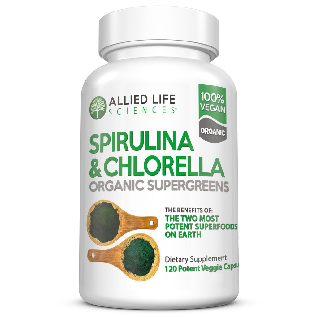 Συμμαχική ζωή Spirulina και Chlorella 