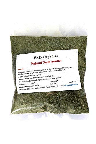 BSD Organics Natural Neem Powder - 200g (0.44Pounds)