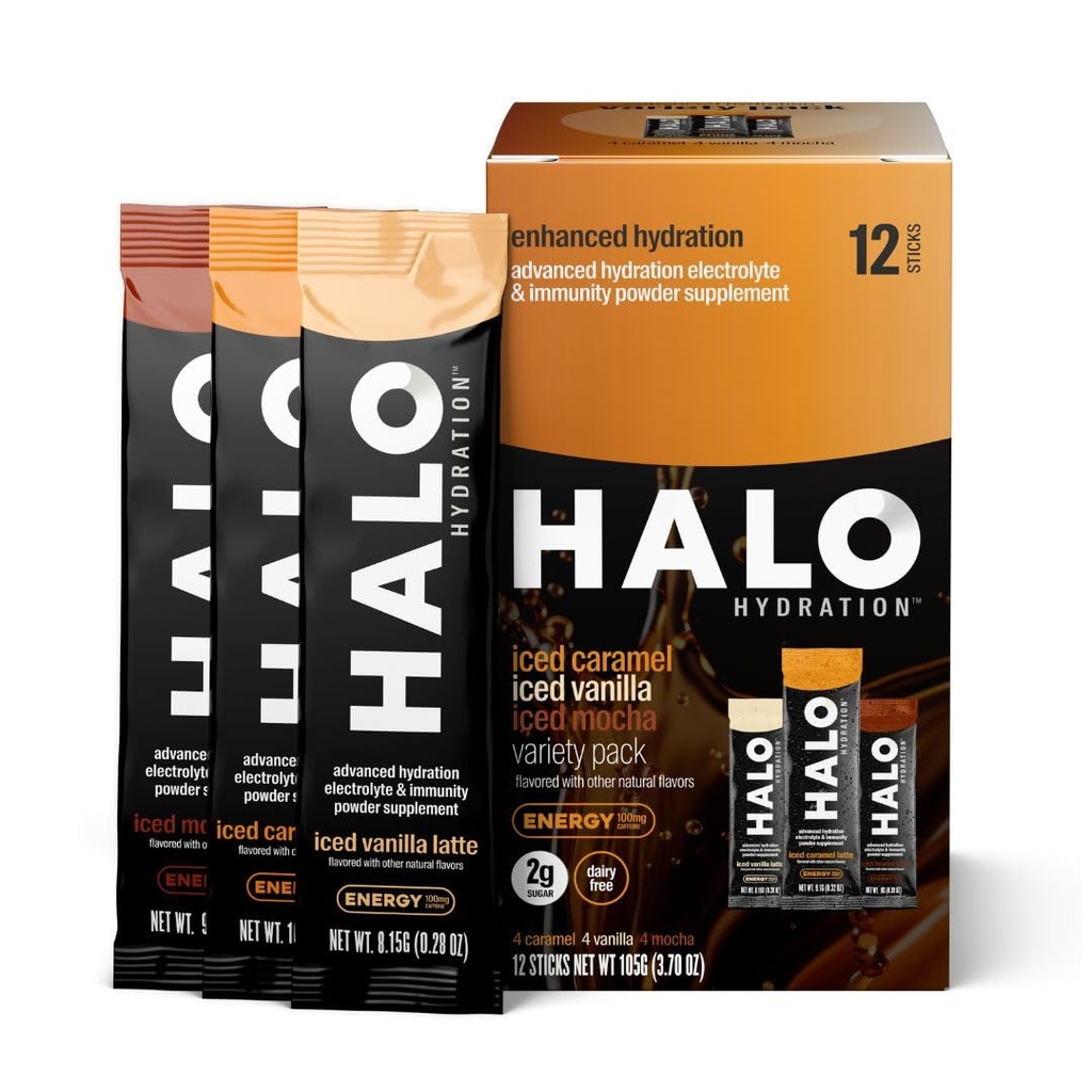 HALO Hydration – Electrolyte Energy Drink Mix 