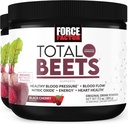 FORCE FACTOR Total Beets Superfood Beet Root Powder 2-Pack, Nitrates to Support Circulation, Blood Flow, Nitric Oxide, Energy, Endurance, Stamina, Cardiaγγειακό συμπλήρωμα υγείας καρδιάς, 60 υπηρεσίες