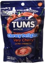 Tums Chewy Delights Capsules, Very Cherry, 32 CT (Pack of 2)