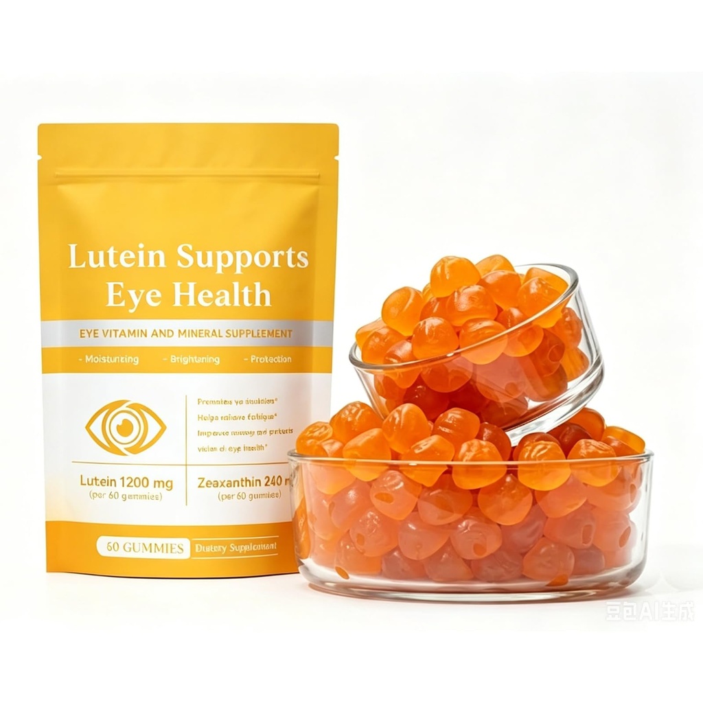 Lutein & Zeaxanthin Gummies - Supplement with Lutein and Zeaxanthin, Naturally Flavored Chewable Gummies, 60 Count
