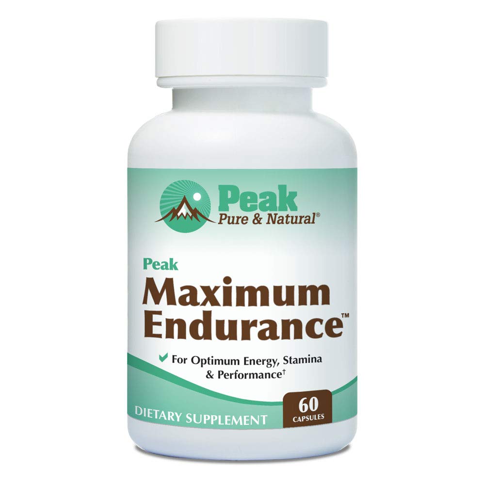 Peak Pure & Natural Maximum Endurance Supplement – Supports Hormone Health & Nitric Oxide Levels – Workout & Recovery Formula with Nitrosigine, DMG & DIM