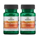 Swanson Beta-Carotene - Συμπλήρωμα βιταμίνης Α που προωθεί την ανοσοποιητική υγεία, τα μάτια και το δέρμα - Φυσική φόρμουλα ευεξίας - (250 Softgels, 3000mcg κάθε) (2 Pack)