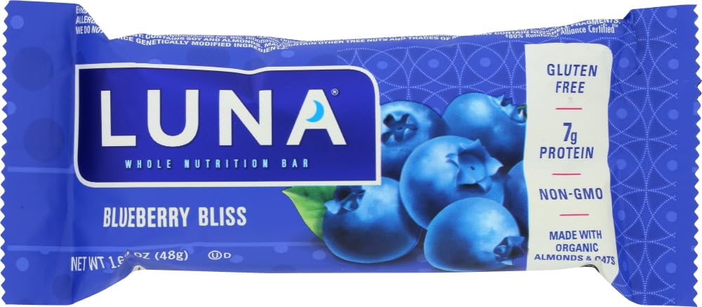 Luna Blueberry Bliss 1.69 Oz. 6 Bar [Pack of 2]