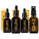 High Strength Liquid Curcumin Oil from Turmeric and Vitamin D3 K2 Oral Spray Bundle