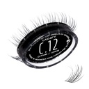Lashify Curl 12mm Gossamer DIY Extensions Eyelash Refill, Μαύρο, Easy False Βλεφαρίδες για μια φυσική εμφάνιση