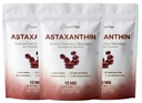 Astaxanthin 12mg Antioxidants Supplement – Natural Microalgae Source – Lipid-Based Softgel for Enhanced Absorption – Cognitive, Vision & Joint Support – 30 Softgels (Pack of 3)