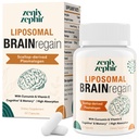 Liposomal Brain Συμπληρώματα για Μνήμη και Εστίαση - Plasmalogen με Κουρκουμίνη & Βιταμίνη Ε για Καλύτερη Απορρόφηση- Κατάλληλο για Seniors, Adult Men & Women Γνωστική Υγεία, Υψηλή Ικανότητα 60 Υπηρεσίες