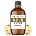Κολλοειδές χρυσό διάλυμα, 50 PPM, 500ml, Υψηλή καθαρότητα 99,99%