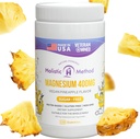 Magnesium Citrate Gummies - Χωρίς ζάχαρη, Vegan και μη-GMO για καλύτερο ύπνο και χαλάρωση - Χωρίς Αλκοόλ - Συμπλήρωμα μαγνησίου για ενήλικες, εφήβους και παιδιά - Ανανά - 240 μάσημα