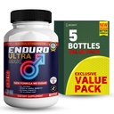 Enduro Ultra Max Extra Strength, Dietary Supplement, Organic Maca Root Blend, 60 Capsules, 30-Day Supply (5)