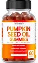 Κολοκύθα Σπόροι Λάδι Gummies 4000mg χωρίς ζάχαρη Gummy συμπλήρωμα με κολοκύθα εκχύλισμα σπόρων για ενήλικες - Delicious Πορτοκαλί Γεύση, μη ΓΤΟ - Χωρίς γλουτένη, Vegan συμπλήρωμα & ΗΠΑ Κατασκευασμένο (60 κάψουλες)