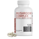 Bronson Triple Mushroom Complex - Maitake - Reishi - Shiitake - Ισχυρό Αντιοξειδωτικό και ανοσοποιητικό σύστημα Booster - Full Spectrum Mushroom Complex - 600 mg Κάψουλες - 120 Count