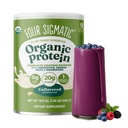 Τέσσερις Sigmatic Organic Plant-based Protein Powder Άγευστη πρωτεΐνη με χαίτη, Chaga, Cordyceps και περισσότερα 