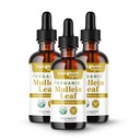 LIQUIDHEALTH USDA Organic Mullein Leaf Extract Drops for Lungs - Herbal Cleansing Drops for Smokers, Immune Support, Respiratory Health - 1000mg, Sugar-Free, Vegan, Made in USA (3 Pack)