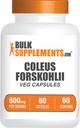 BulkSupplements.com Κάψουλες εκχύλισμα Coleus Forskohlii - συμπλήρωμα φορσκολίνης, κάψουλες φορσκολίνης - συμπλήρωμα βοτάνων, χωρίς γλουτένη, 1 κάψουλα ανά υπηρεσία, 60 κάψουλες (πακέτο του 1)