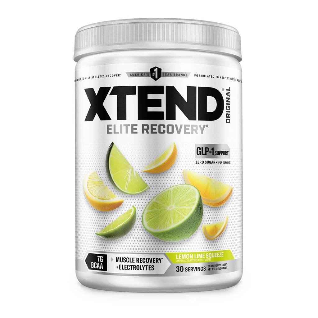 Xtend XTEND αρχική BCAA σκόνη 7g BCAA και 2.5g L-Γλουταμίνη, ζάχαρη δωρεάν μετά την προπόνηση μυϊκή αποκατάσταση ποτό με Αμινοξέα για άνδρες και γυναίκες, 30 εξυπηρετούν