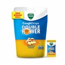 Vicks Cough Drops Double Power New & Improved, Bigger Drops, Warming Ginger Flavor Total 100 Drops