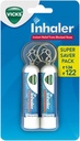 Quick Relief Inhaler for Blocked Nose, 2 Pack, with Keychains for On-The-Go