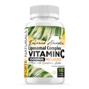 Υψηλή δόση Βιταμίνη C 1500mg Liposomal C Complex Supplement with Sunflower Lecithin Capsules Συμπληρώματα Clogged Milk Sunflower Lecithin 180 Κάψουλες Γιορτάζουν Βιταμίνες