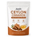 Noralife Ceylon Cinnamon SoftGels with MCT Oil, Highly Bioavailable Herbal Extract, Non-GMO, Gluten Free - 300 Softgels (1pcs)