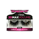 Laflare 3D NY MAX VOLUME EyeLashes, 20-25mm Long Dramatic Styles, 100% Real Mink Hair Lashes, Luxury Makeup, Natural, Light, Trendy, Variety, Reusable, Multi Layered Unharmfully Sourced Lashes (NM26)