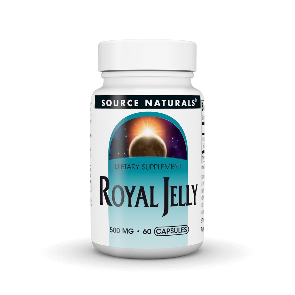 Source Naturals Royal Jelly, Freeze Dried Royal Jelly, 167 mg - 60 Capsules