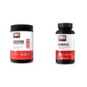 Power Factor Creatine Powder 60 Σερβίρει και Vitamin B Complex 60 Κάψουλες Δέσμη για την αύξηση των μυών, δύναμη, ενέργεια, και ταχύτερη ανάκτηση