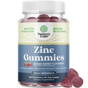 Επιπλέον δύναμη Gummies ψευδάργυρου για ενήλικες - Μασώμενα συμπληρώματα ψευδαργύρου για γυναίκες & άνδρες για την ενέργεια & ανοσοποιητική υποστήριξη - Βιταμίνες & συμπληρώματα ορυκτών - 120 μάσημα