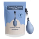Ear Pressure Relief Device – Headache Relief, Tinnitus & Sinus Congestion Relief, Drug-Free, Easy-to-Use, Portable Ear Pressure Unblocking for Clearer Hearing & Reduced Ringing (Blue)