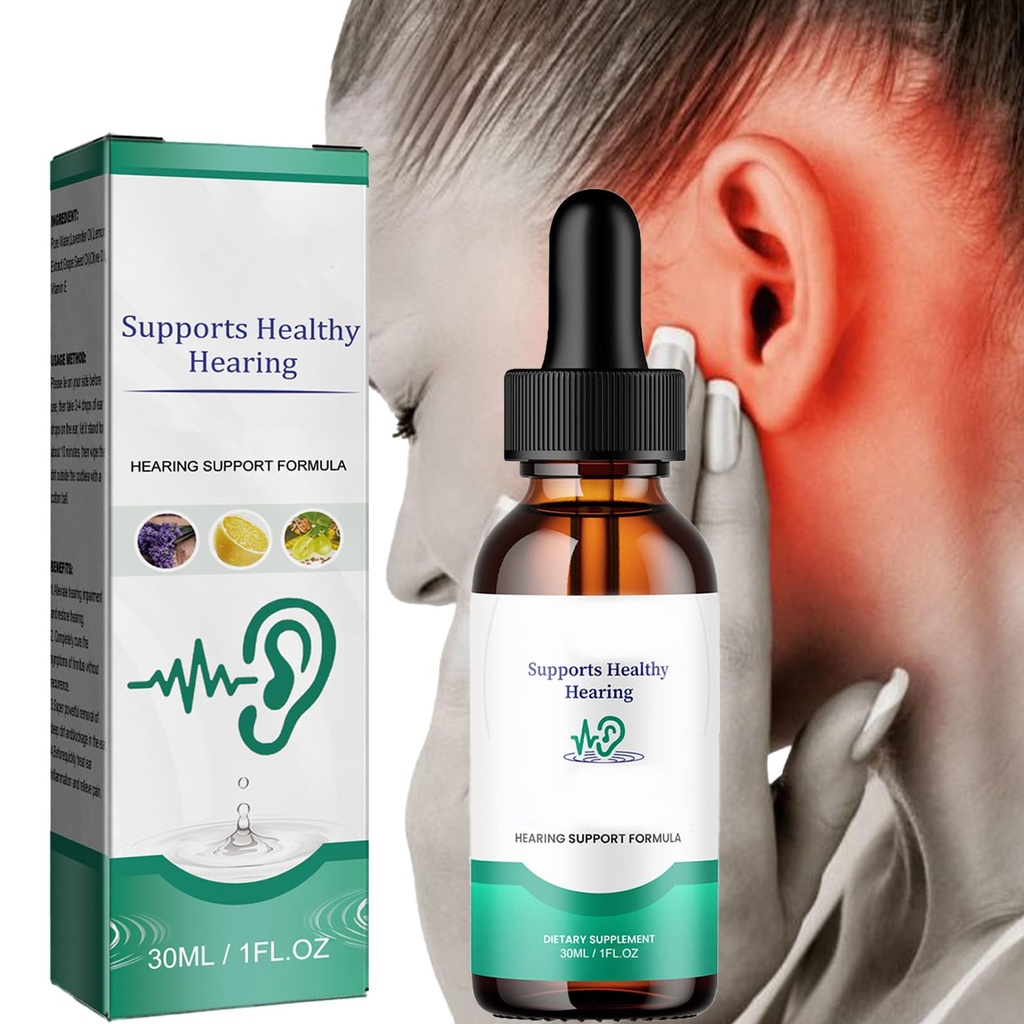 Tinnitus Relief Drop,Ear Wax Removal,Ear Infection Treatment for Adults, Before Quickly Treat Ear Inflammation and Relieve Pain(1Pcs)