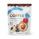 Complete Nutrition High Protein Complete Roast French Vanilla Coffee, 16 g of Quality Protein, 0 g Carbs, Zero Sugar, 1 Shots of Espresso, Keto Friendly, All Natural, 15 Servings, 12.7 Oz